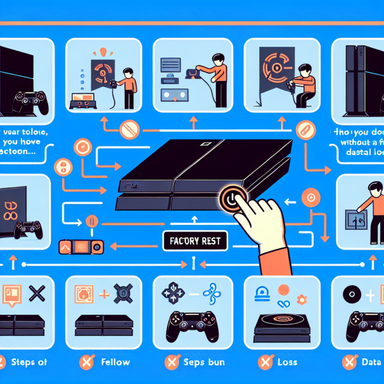 can you factory reset a ps4 without a controller