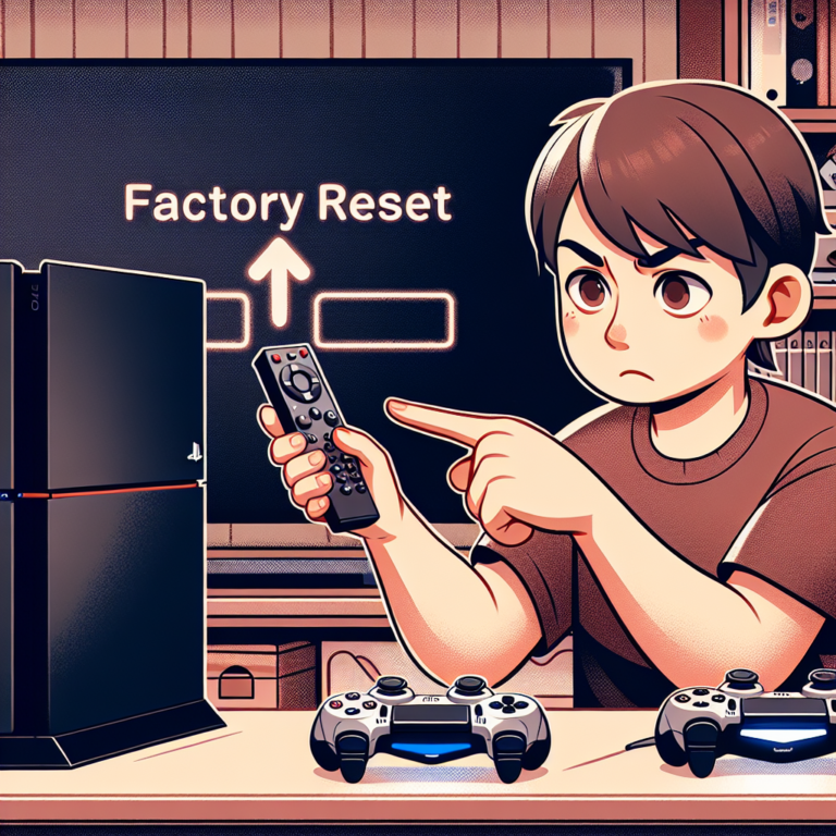 can you factory reset a ps4 without turning it on