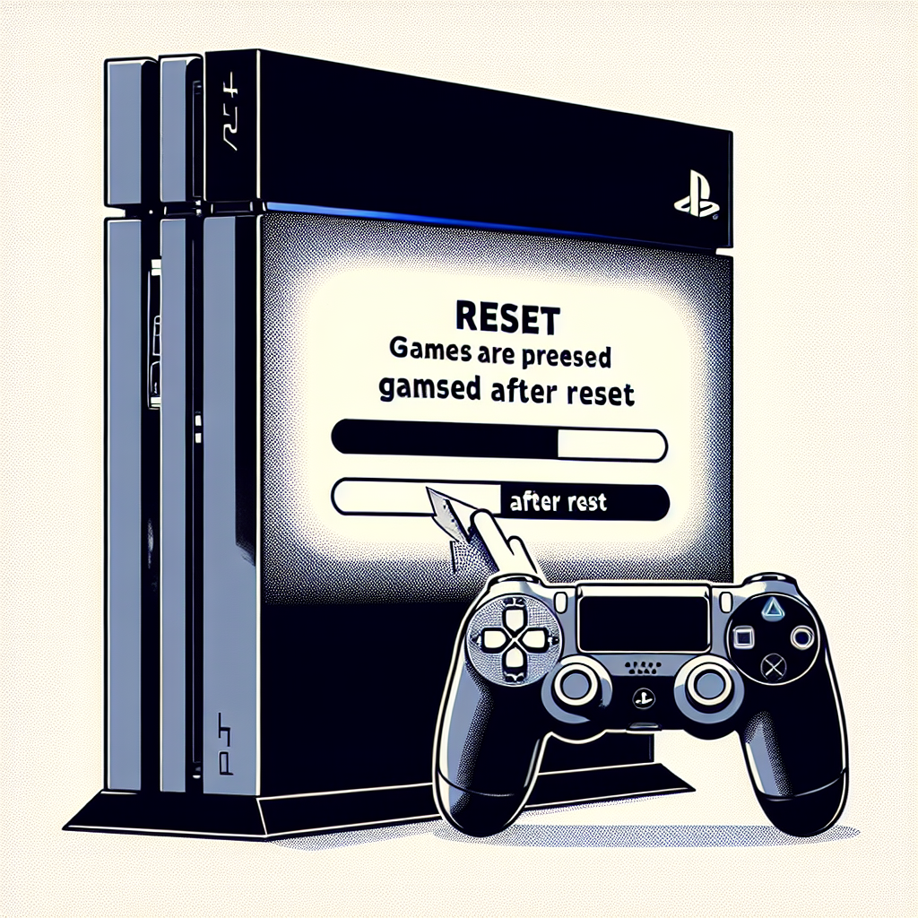 can you keep games on ps4 when resetting