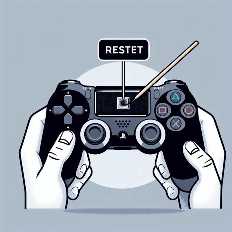 can you reset a ps4 controller