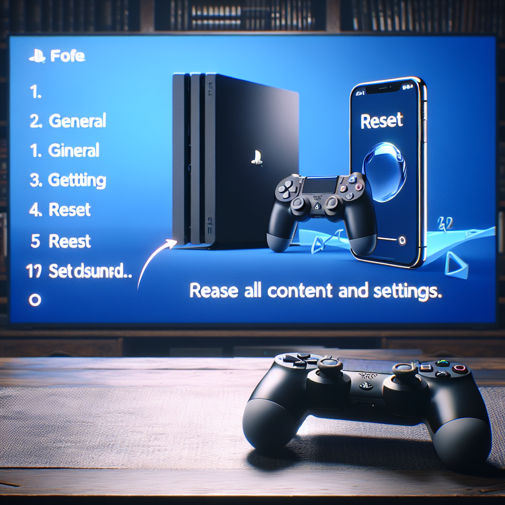 can you reset iphone on ps4