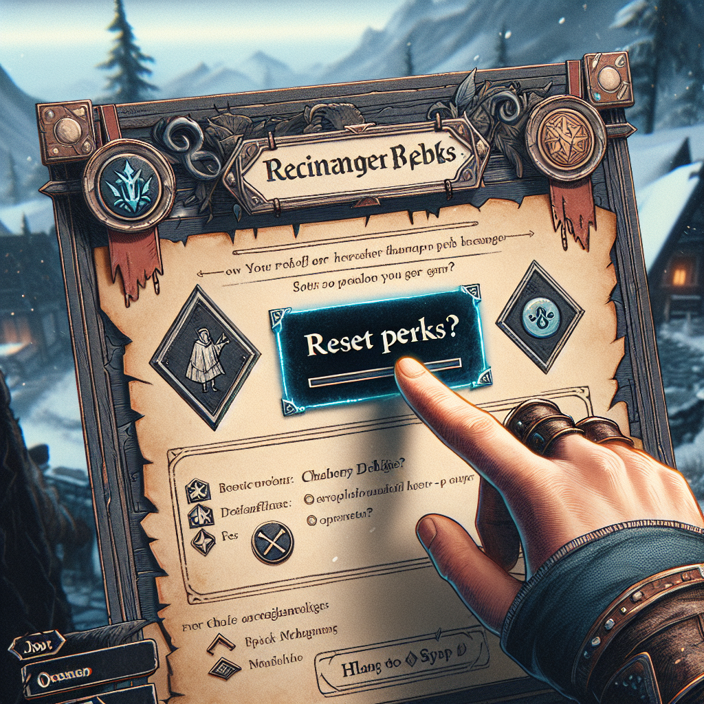 can you reset perks in skyrim ps4