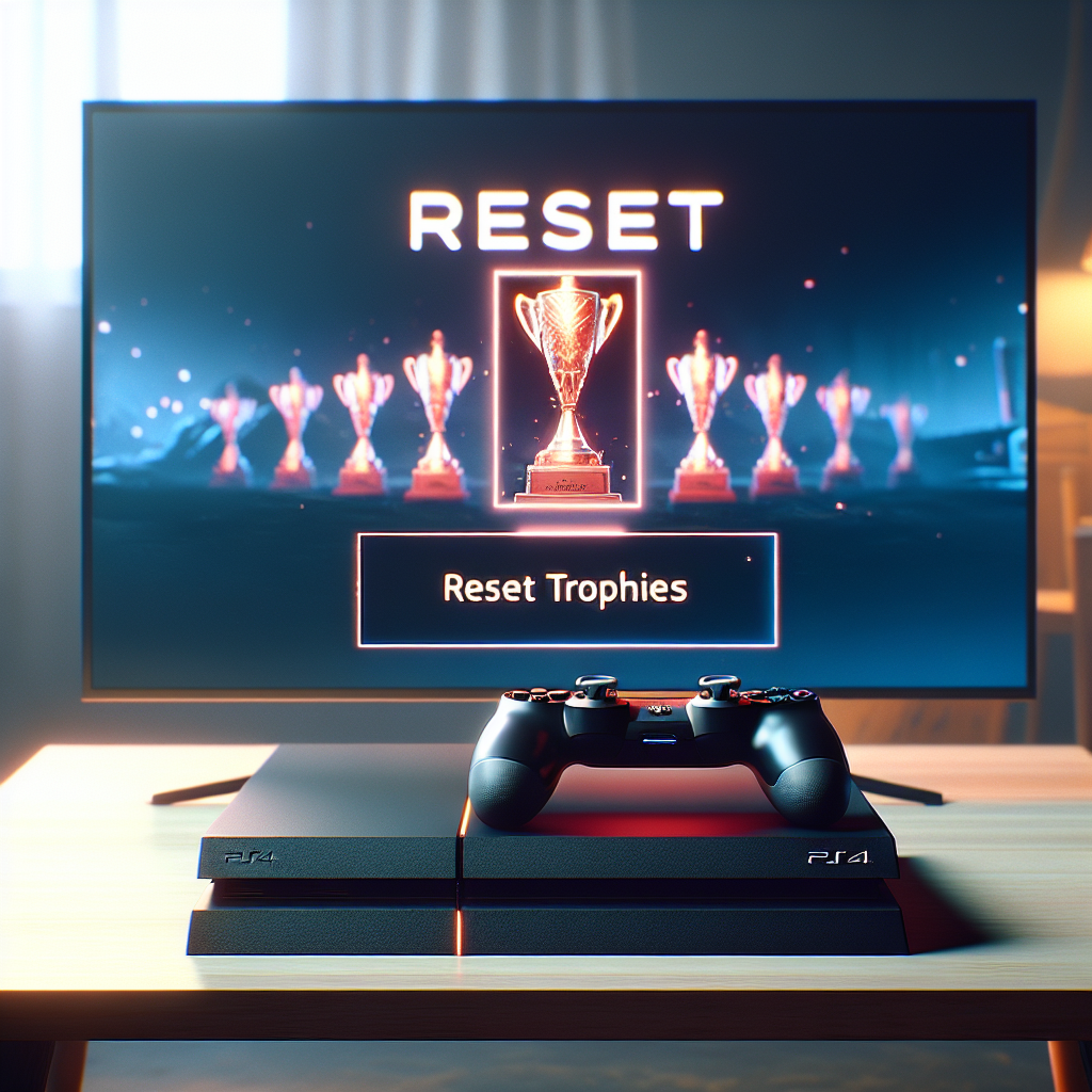 can you reset trophies ps4