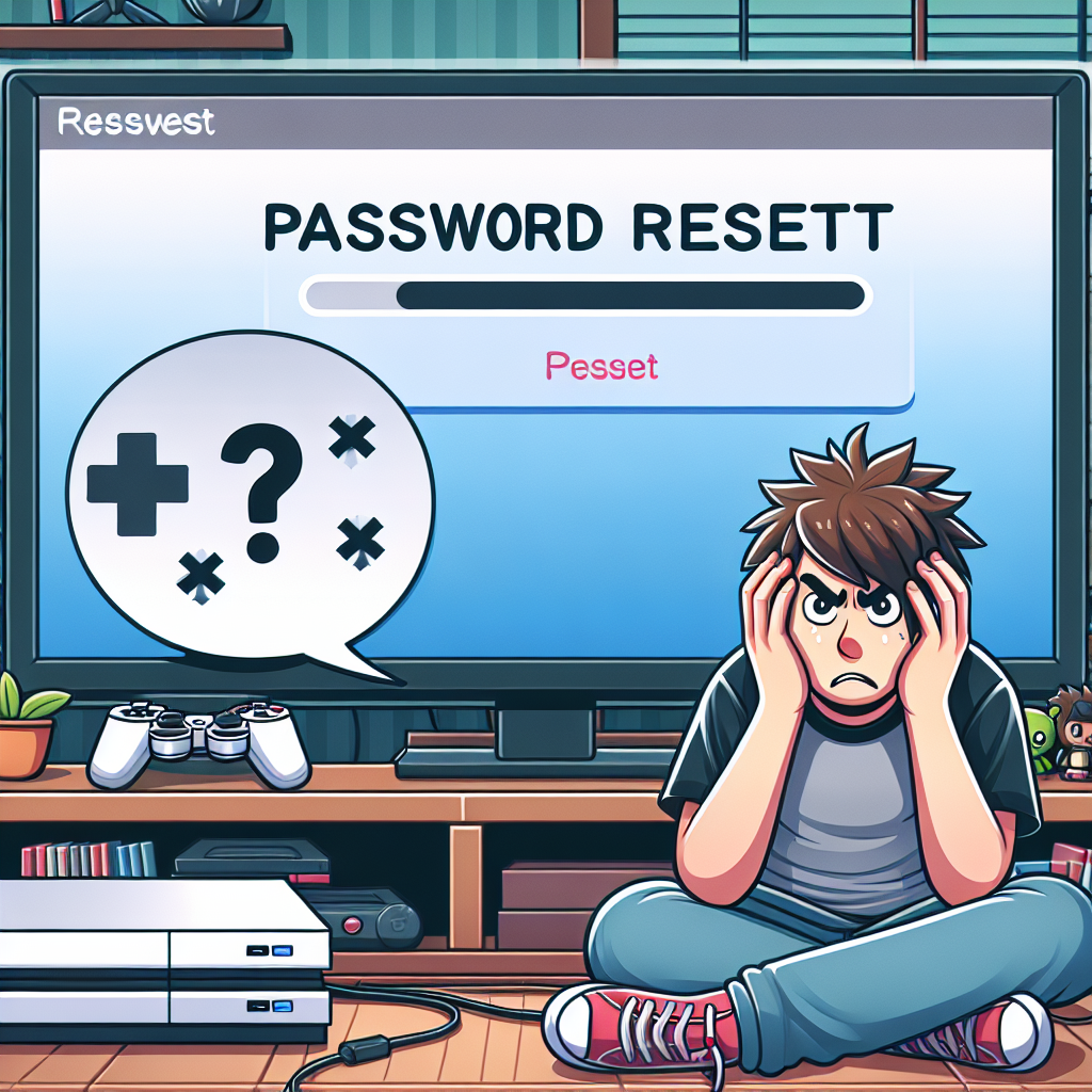 cant reset password on playstation network ps4