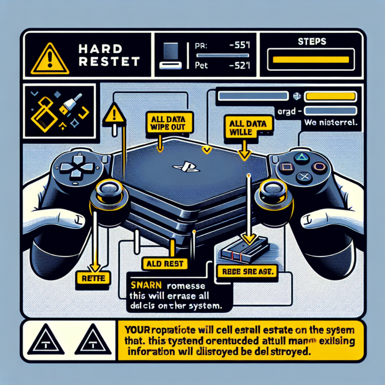 does a hard reset erase everything ps4 pro