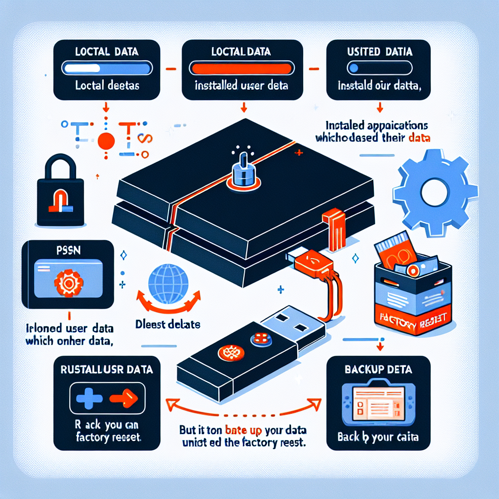 does factory reset on ps4 delete psn