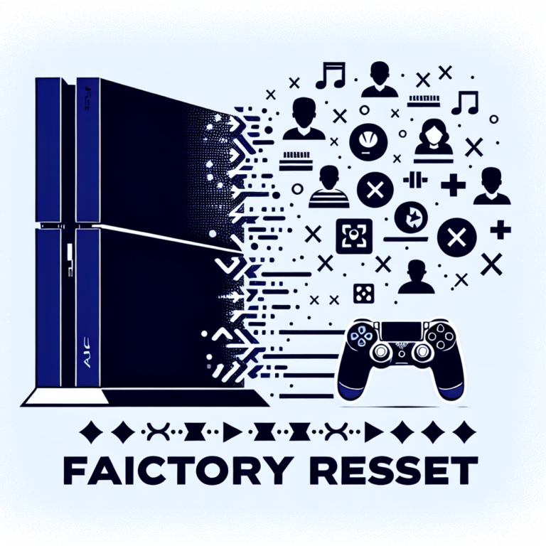 does factory reset remove profile from ps4