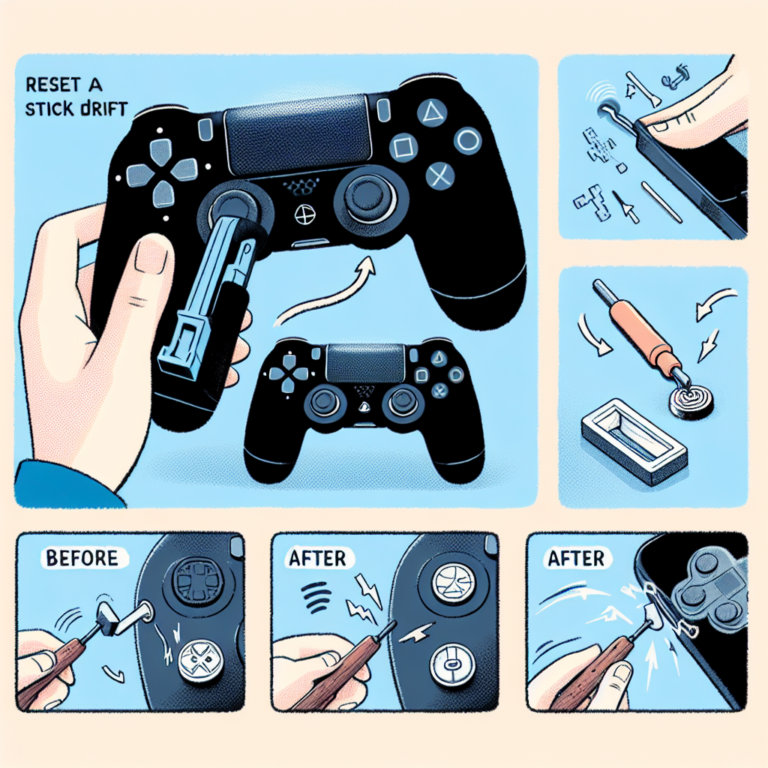 does resetting your ps4 controller help stickradt