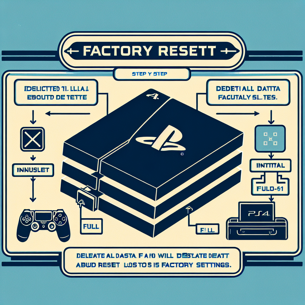 how do i facotry reset a ps4