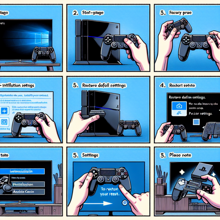 how do i reset a ps4 to factory settings