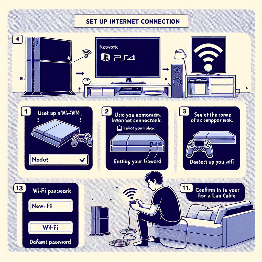 how do i reset modem password on ps4