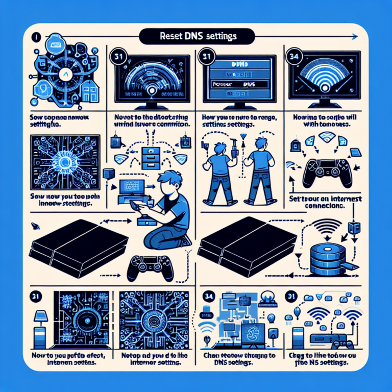 how do i reset my dns on ps4