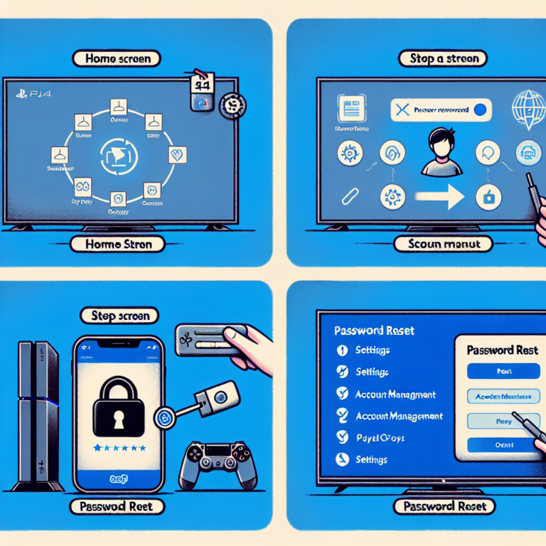 how do i reset my ps4 password
