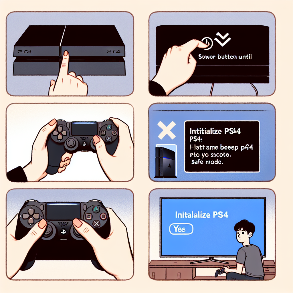 how do you reset a ps4