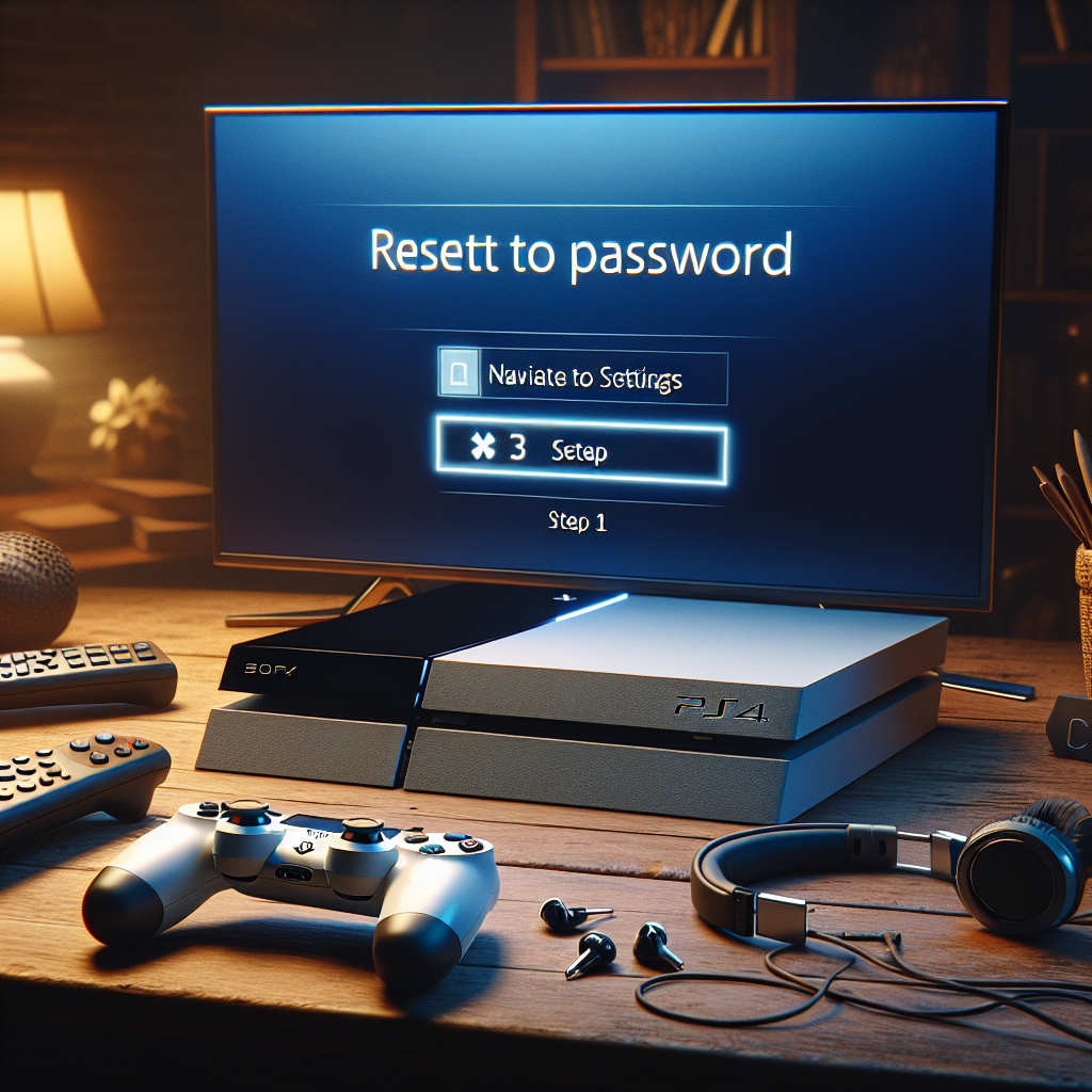 how do you reset password on ps4