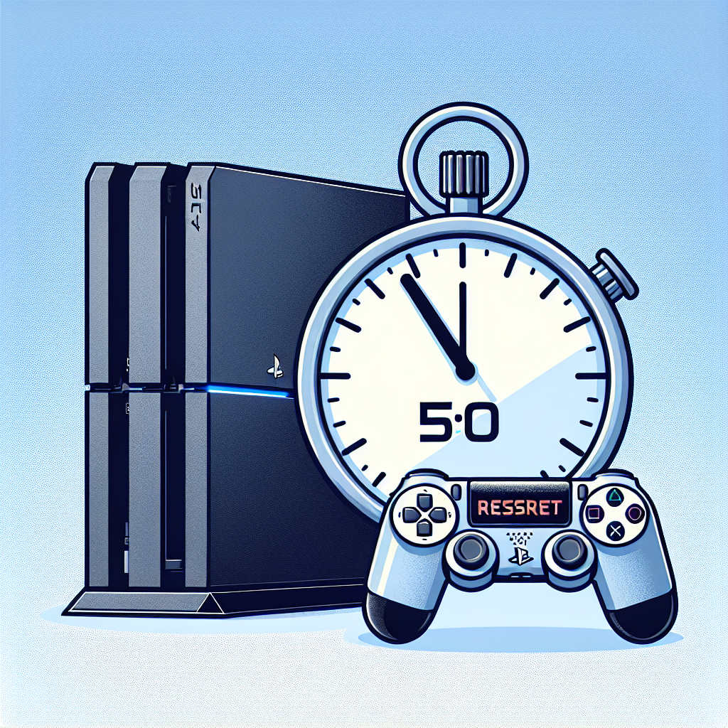 how long does it take to factory reset ps4