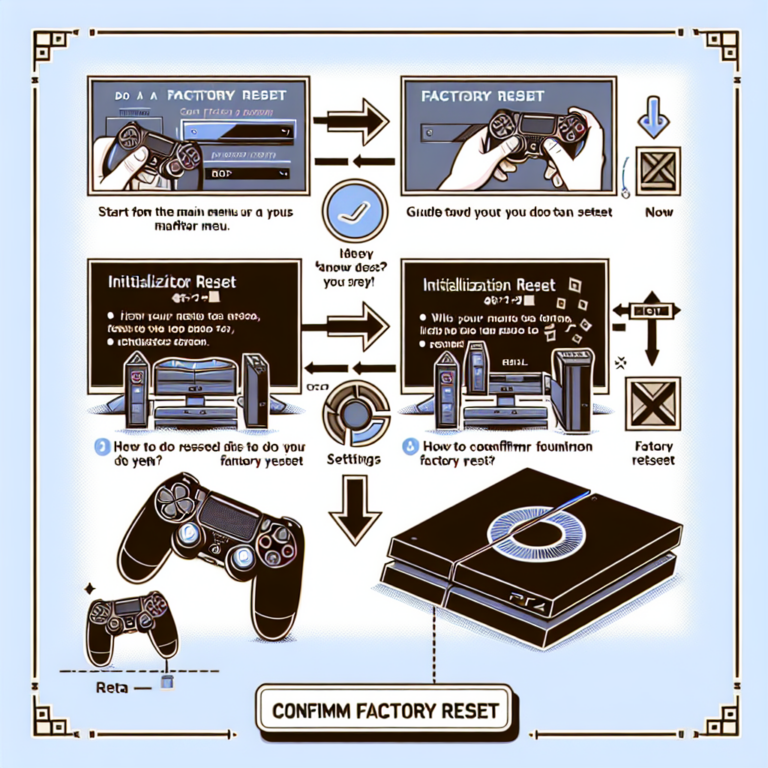 how to do a factory reset on ps4