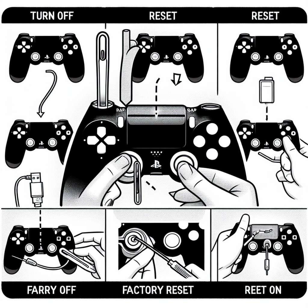 how to factory reset a ps4 controller