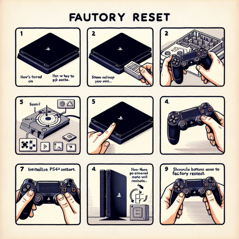 how to factory reset ps4 slim