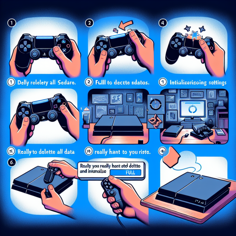 how to fully reset ps4