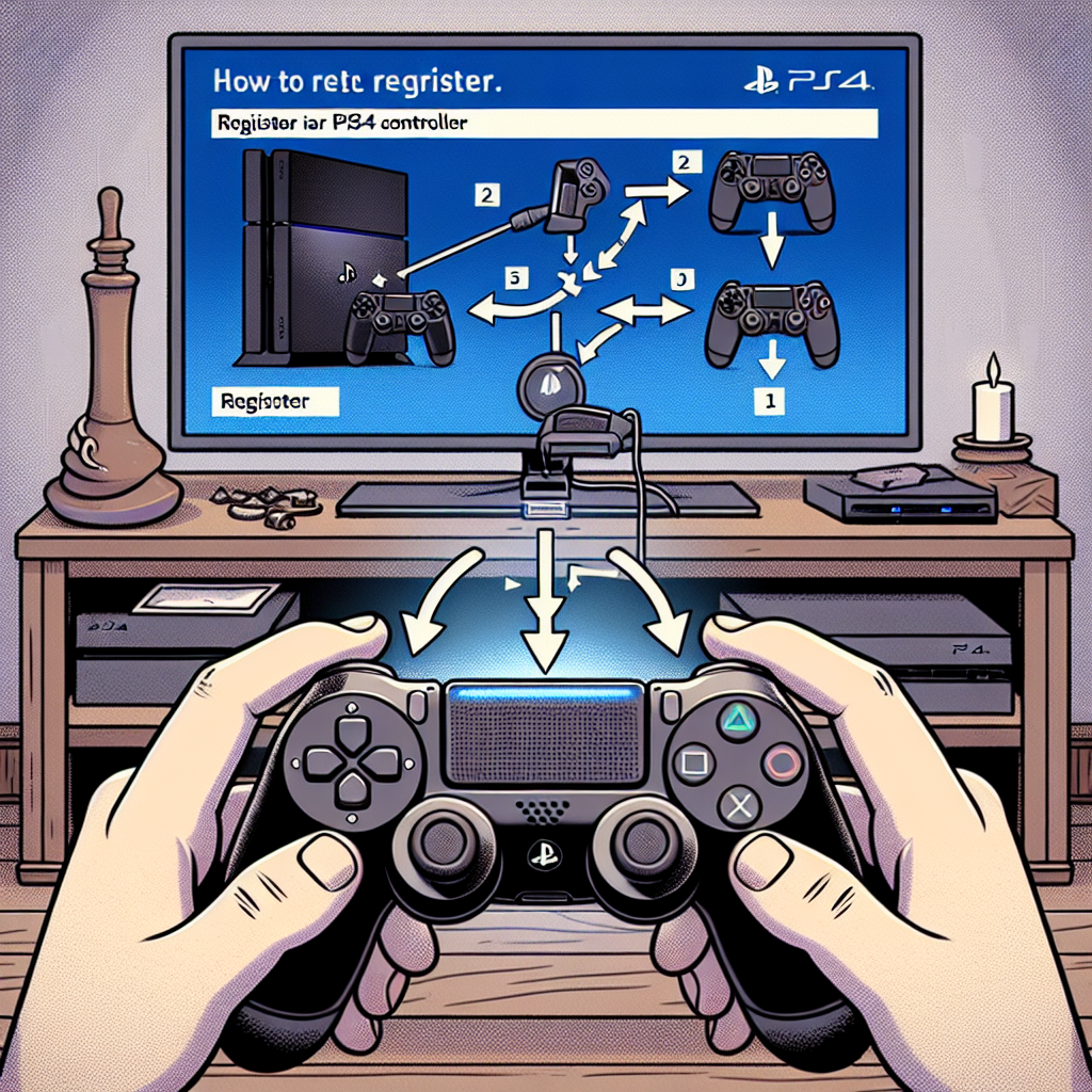 how to register a ps4 controller after reset