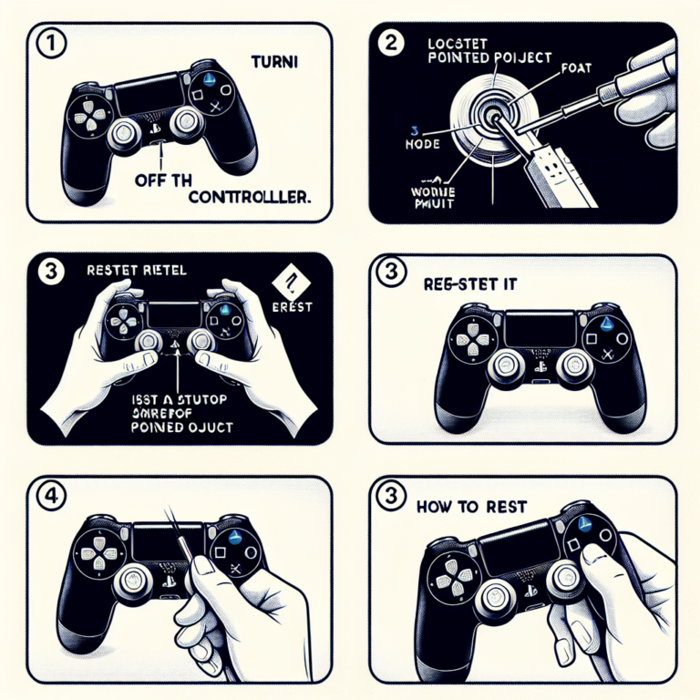 how to reset a ps4 controller