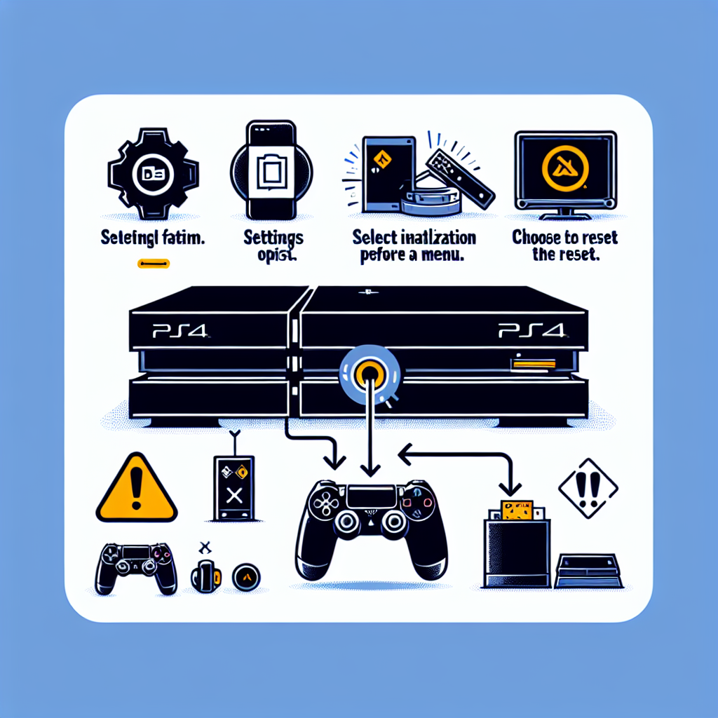 how to reset ps4 console