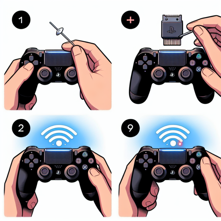 how to reset ps4 controller pairing