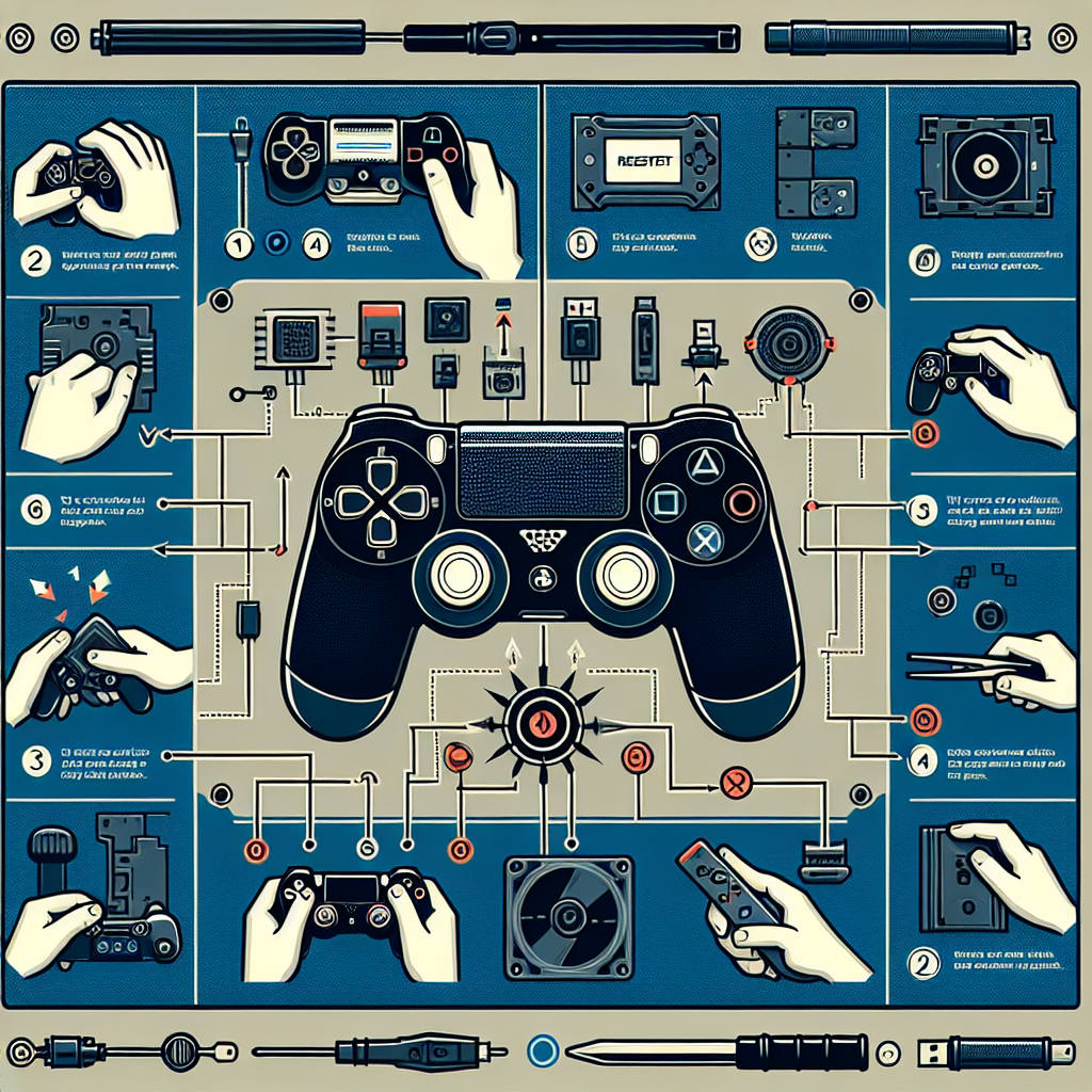 how to reset ps4 controller without reset button