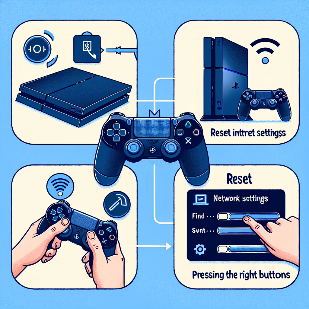 how to reset ps4 internet settings