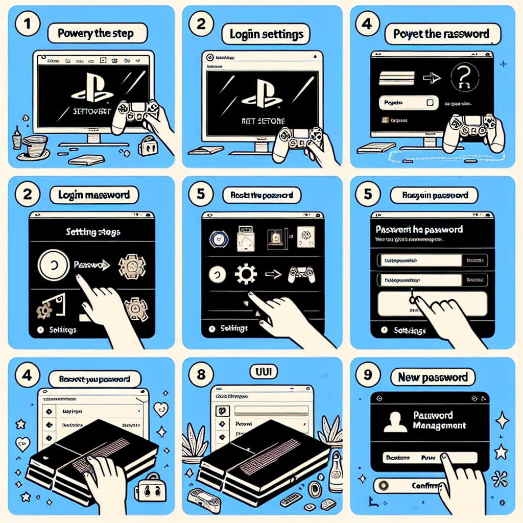 how to reset ps4 password