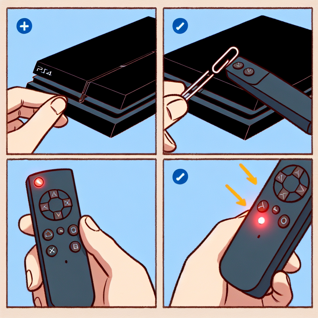 how to reset ps4 remote