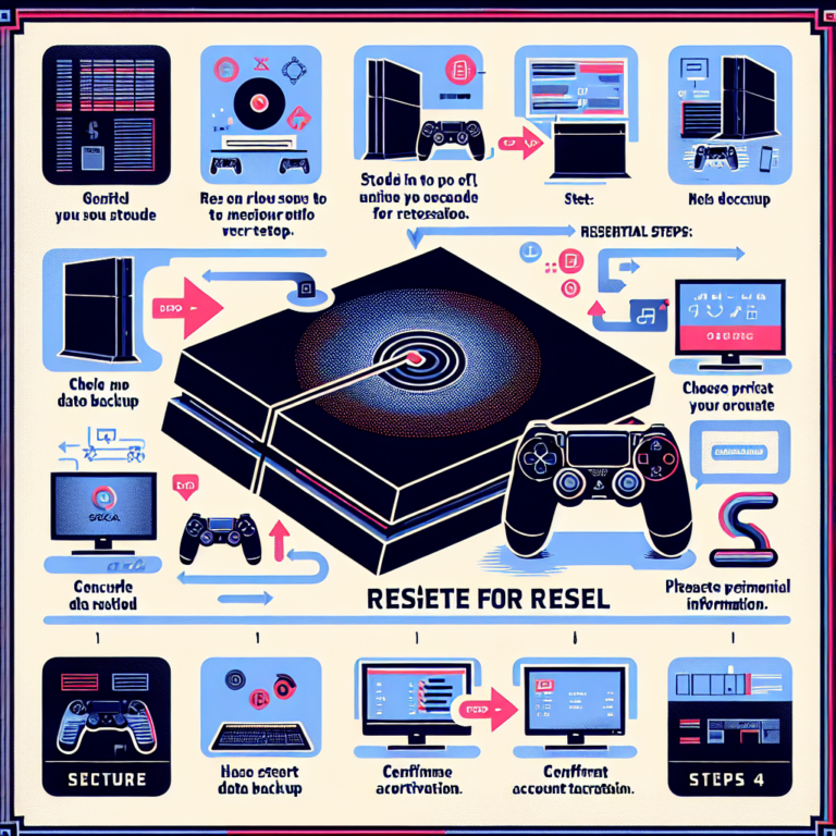 how to reset ps4 to sell