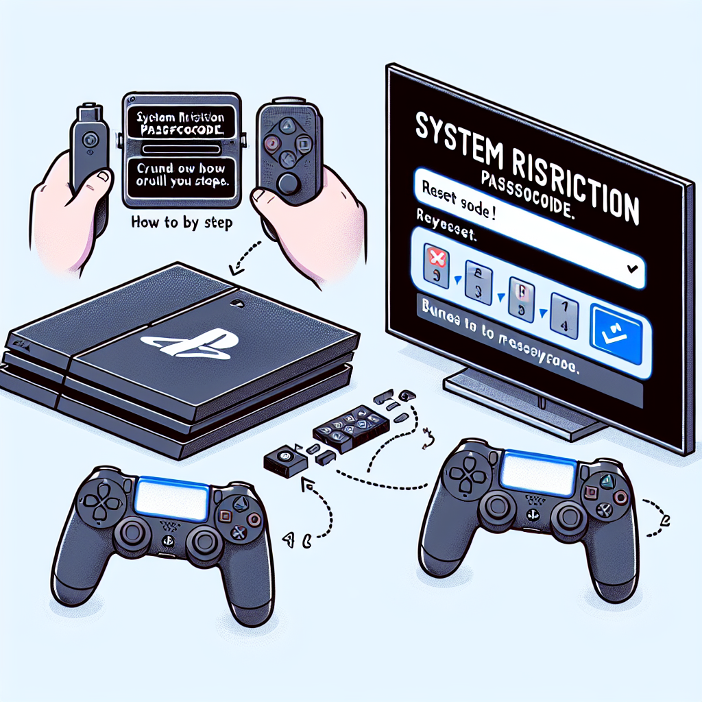 how to reset system restriction passcode ps4